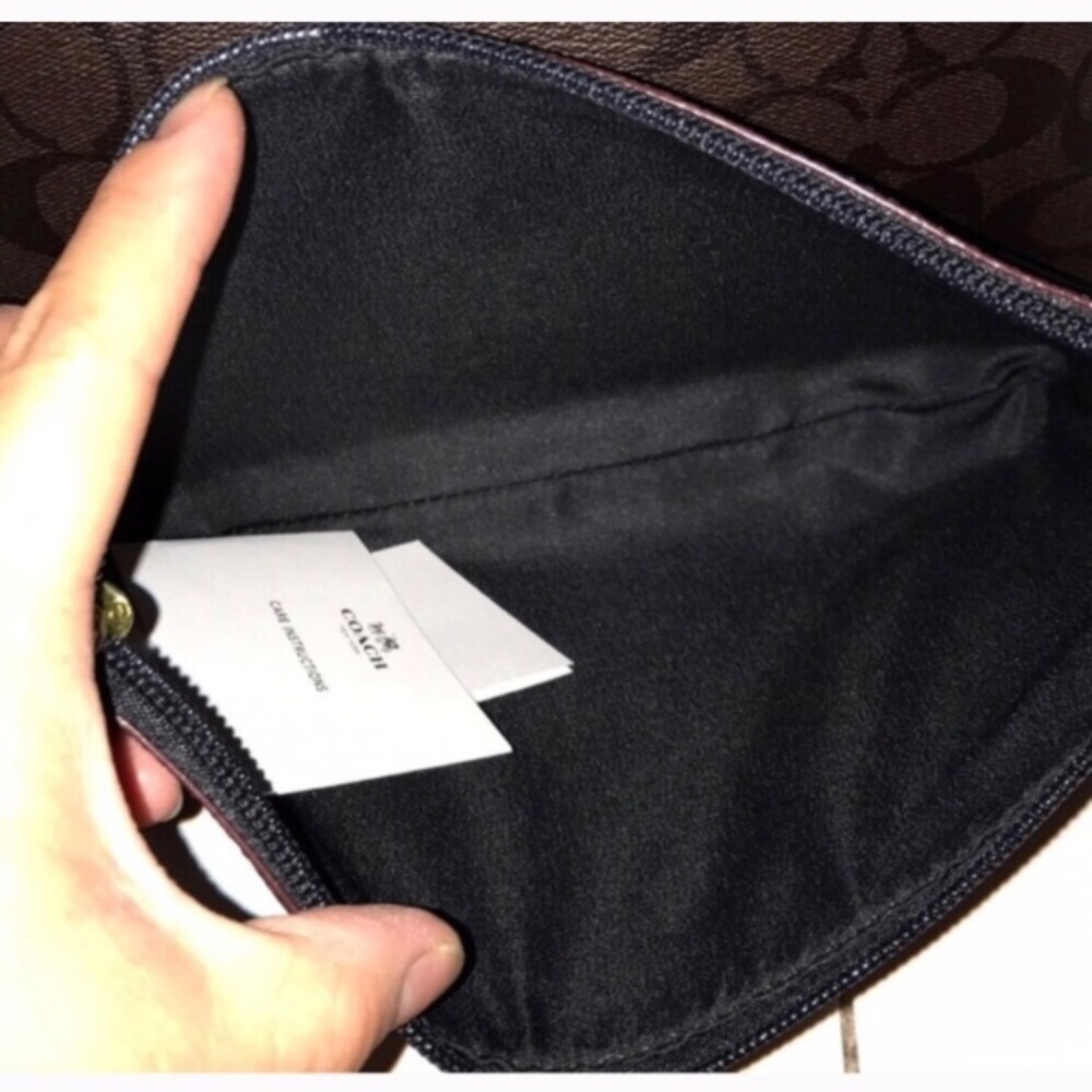 🌷coach reversible tote&pouch/shoulder bag/large - Picture 3 of 8